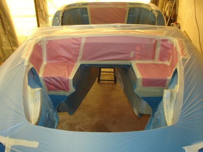 engine bay taped -papered and plastic .JPG and 